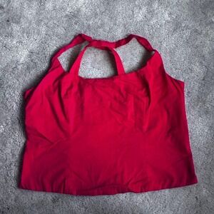 Red‎ Banana Republic strappy Tank Top/ crop top XL NWOT Summer Boho Vibe